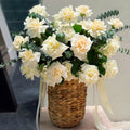 • Elise •  50 white French roses