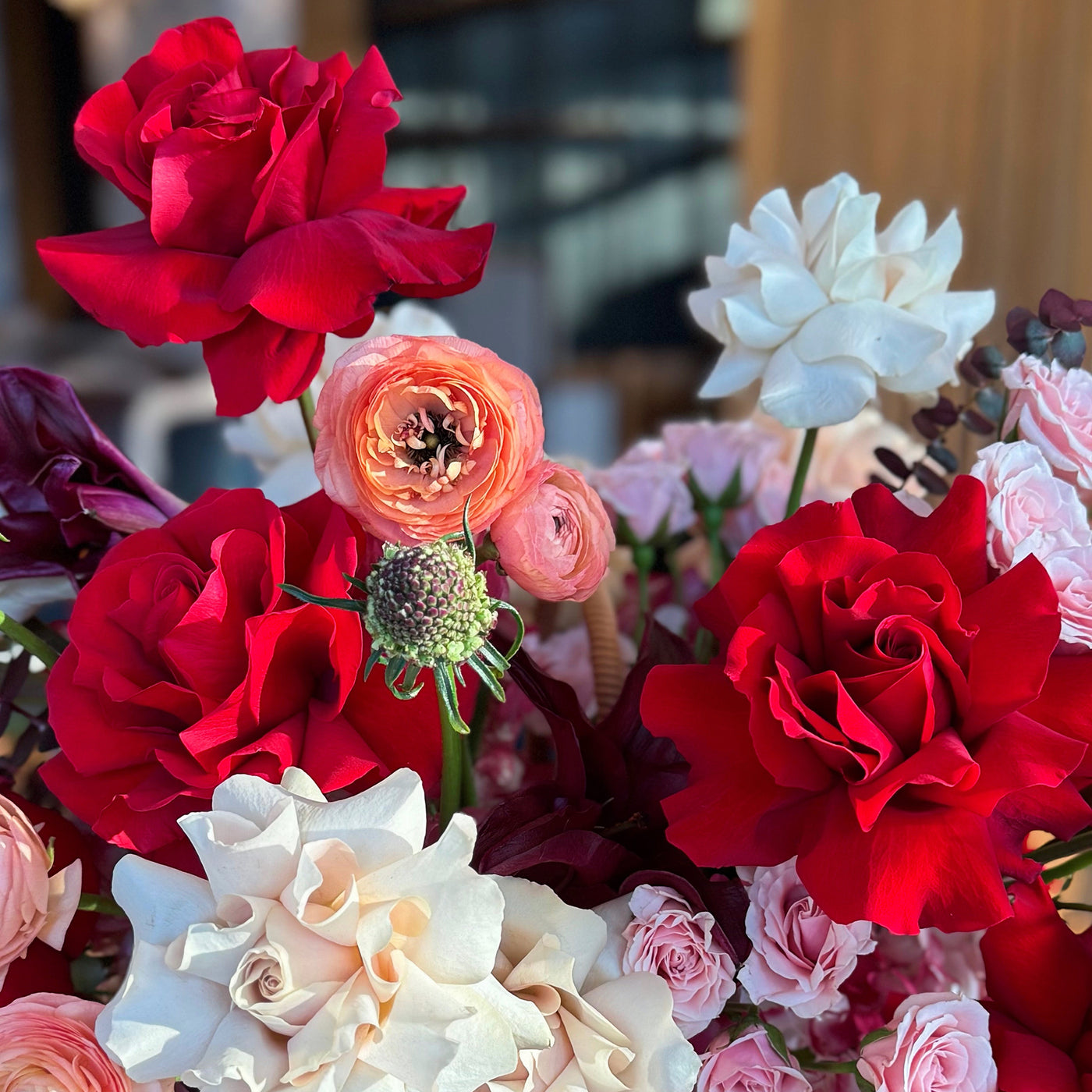Flower basket 'Her name is Marilyn'