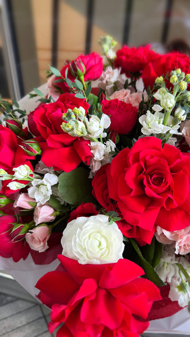 • Angelina • premium red roses bouquet
