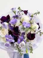 • Lucy • purple flowers bouquet