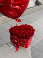 • Emma • 50 red roses flower box