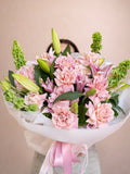 luxury bouquet with lilies and roses  – Miami flower delivery