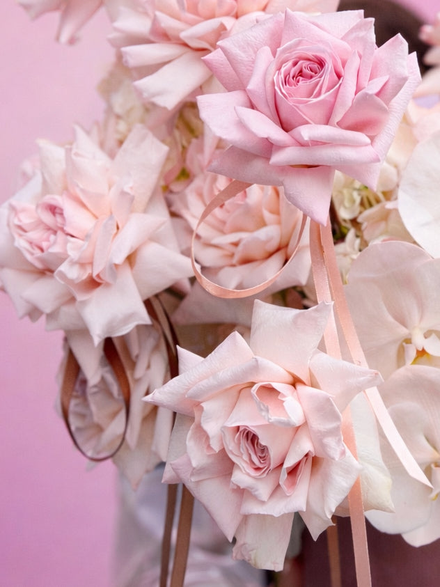 luxury flower box with roses and orchids – Coral Gables flower delivery
