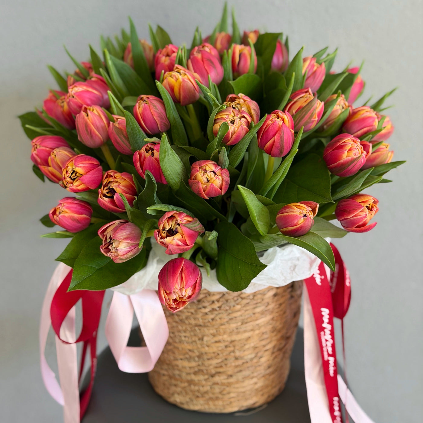 bouquet with tulips – Miami flower delivery
