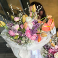Bouquet of flowers with premium flower selection