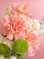 luxury flower box with pink roses same-day delivery in miami