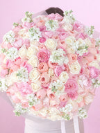 luxury garden roses bouquet with flower delivery in miami