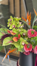 • Nanette • Bird of Paradise flower box