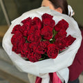 Premium red roses bouquet for flower delivery in Miami