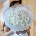 bouquet with premium white roses available im miami
